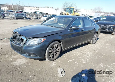 2015 Mercedes-Benz S 550 4Matic из США, поврежденный, VIN WDDUG8FB9FA070111
